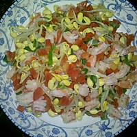 豆芽虾仁的做法图解1