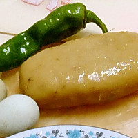 青椒鸡蛋碱水粑的做法图解1