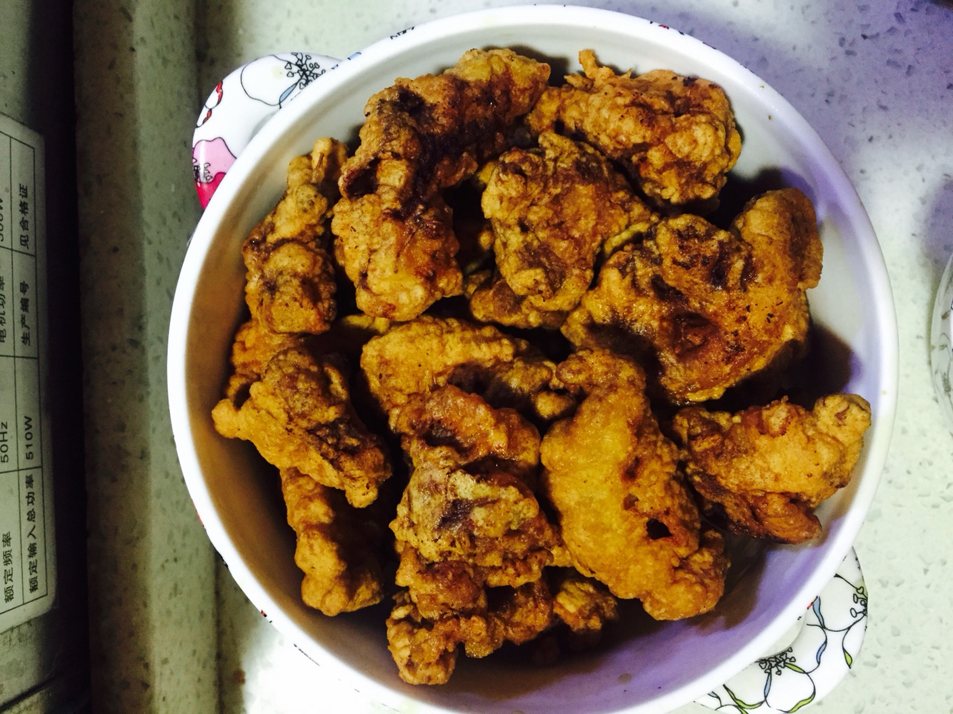 现炸酥肉