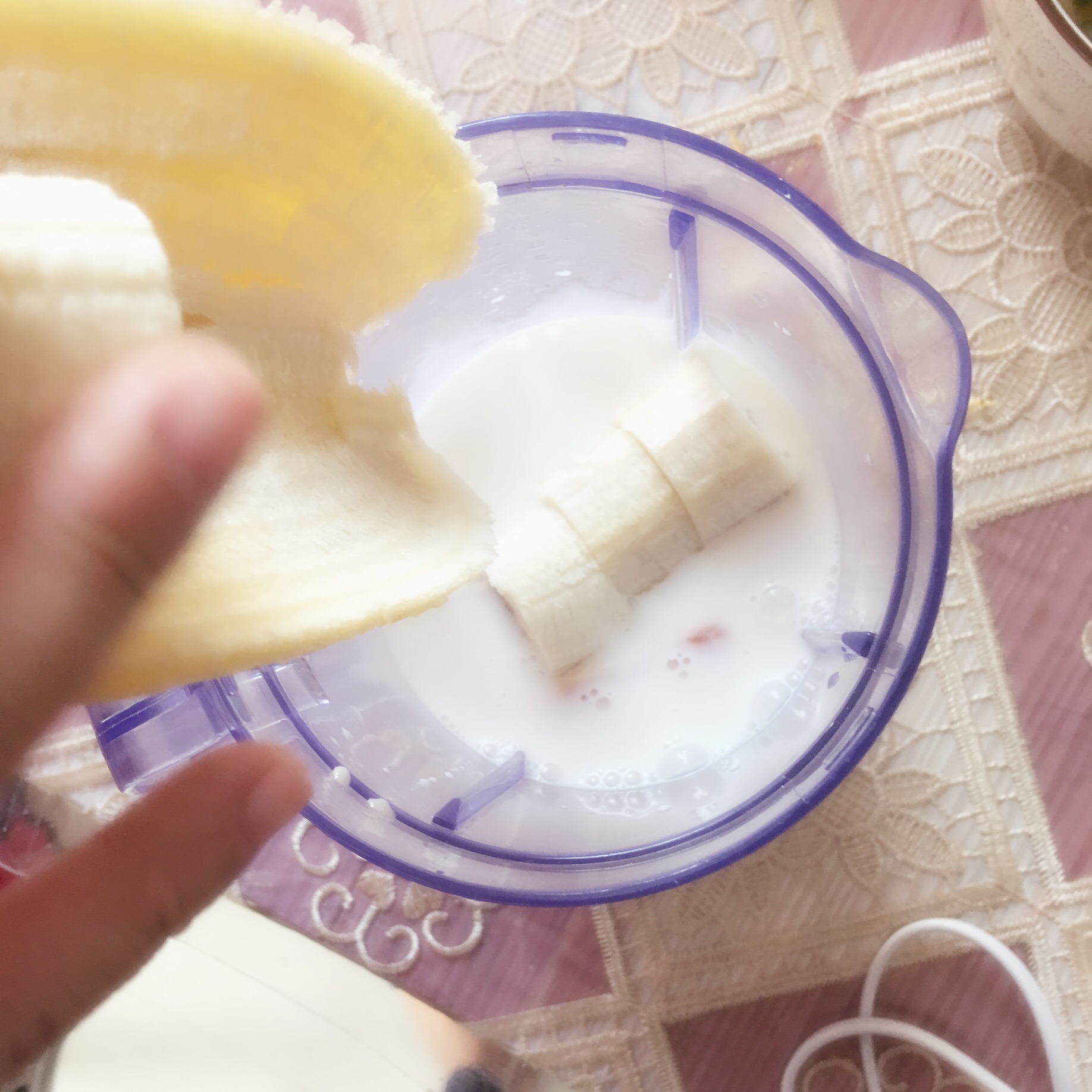 香蕉橘子牛奶汁