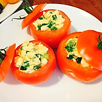 西红柿鸡蛋盅的做法_【图解】西红柿鸡蛋盅怎