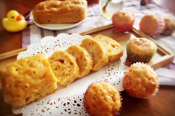 快手芒果小蛋糕#长帝烘焙节(半月轩)#的做法_