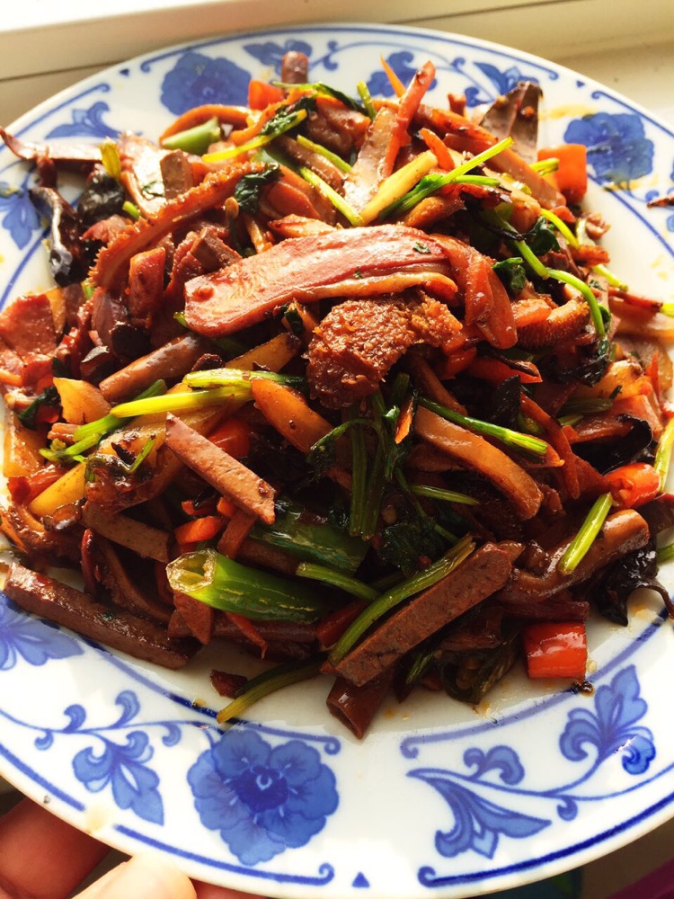 爆炒羊杂