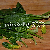 菠菜鸡蛋汤的做法图解1