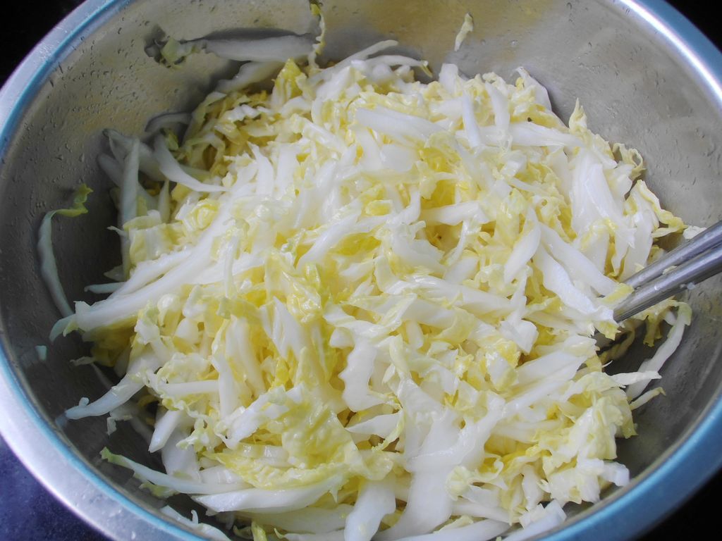 凉拌白菜心