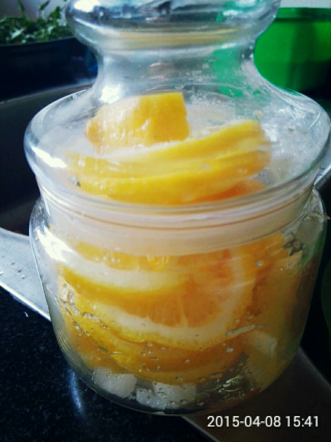 味道柠檬水罗汉果泡茶白糖如何图片