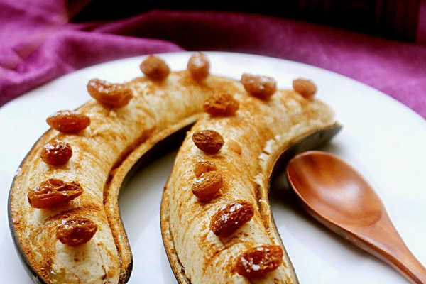 超好吃的肉桂烤香蕉~充满惊喜的小甜点的做法