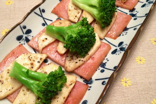 香煎火腿杏鲍菇-美亚粉尚靓瘦好锅试用报告