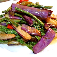 茄子豆角的做法图解3