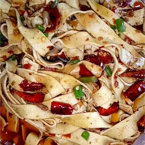 肉肉兔宝宝的香辣豆腐皮做法的学习成果照