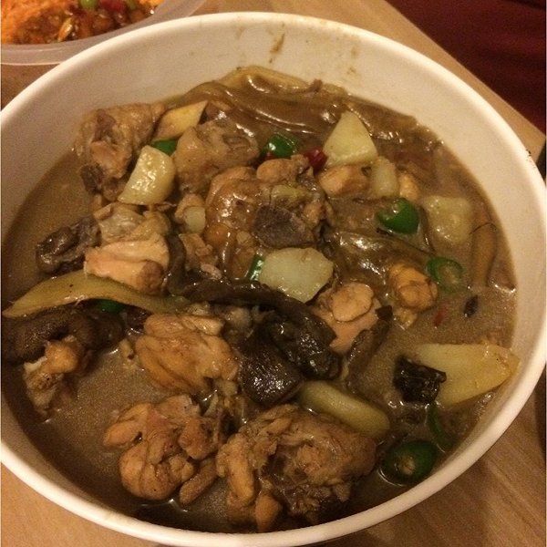 跟斗云不会飞的粉皮香菇炖鸡做法的学习成果照