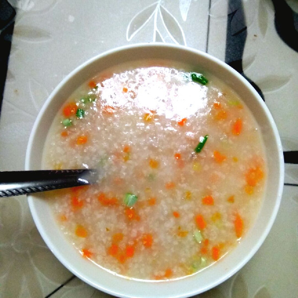 宝宝食谱—胡萝卜瘦肉粥