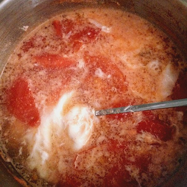 大胖吃不胖的西红柿鸡蛋汤做法的学习成果照