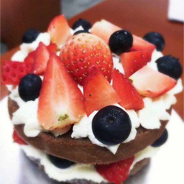 带羞阿布的巧克力草莓小蛋糕做法的学习成果照