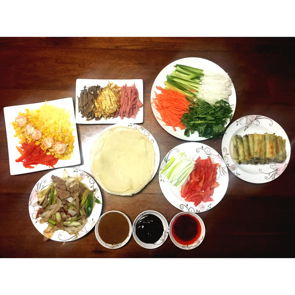 【二两姐】的炸春卷 卷春饼 咬春啦!做法的学习