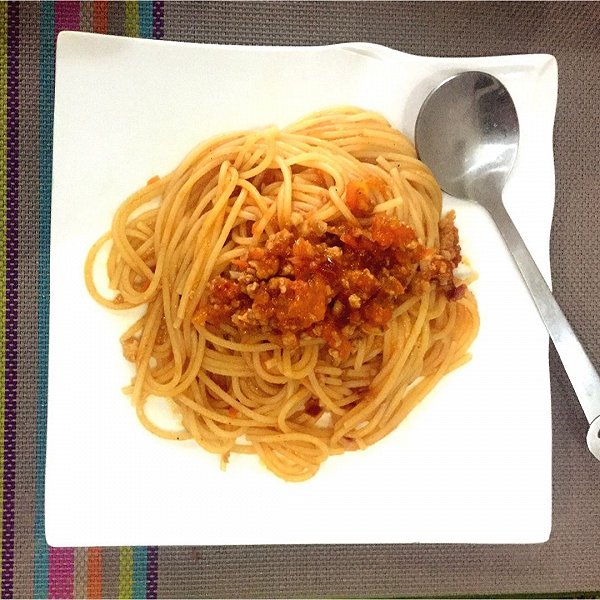 冰56的经典意式肉酱面做法的学习成果照