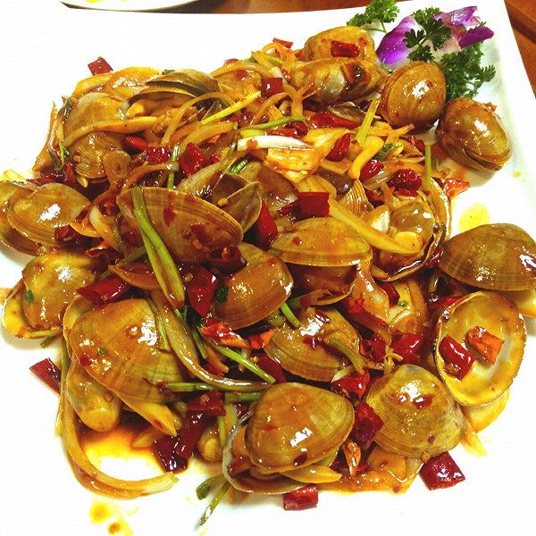 刘蕾Elaine的辣炒蚬子做法的学习成果照