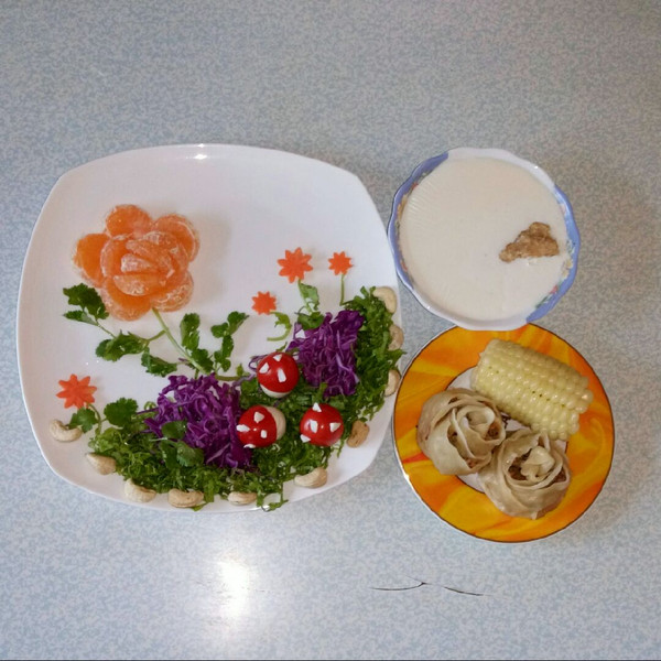 萝9711的鹌鹑燕麦片。玫瑰花草鱼。蒸饺蛋,玉牛奶吃芹菜吗图片
