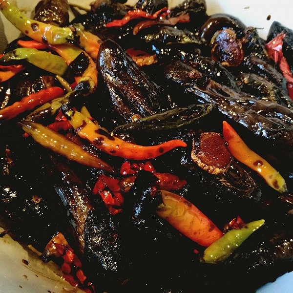 nana美食之旅的油茄子咸菜做法的学习成果照