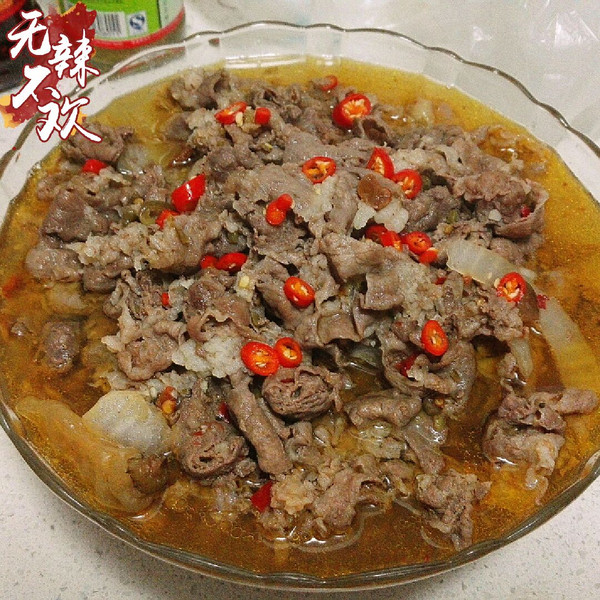 jianglingjxrh的酸汤肥牛丨酸酸辣辣超开胃【微体v肥牛狗菜谱图片