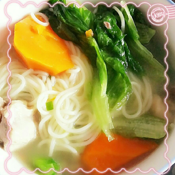 爱做饭的羊好吃的一鸡两吃之鸡汤挂面米粉的学湖南做法怎么煮咩咩图片