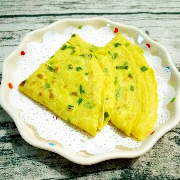 小猪爱上鱼儿的葱花蛋饼做法的学习成果照