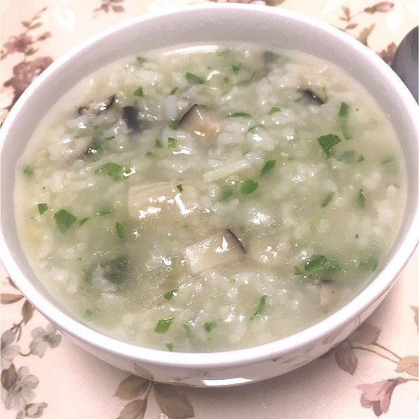 茹^O^果的干贝香菇粥做法的学习成果照