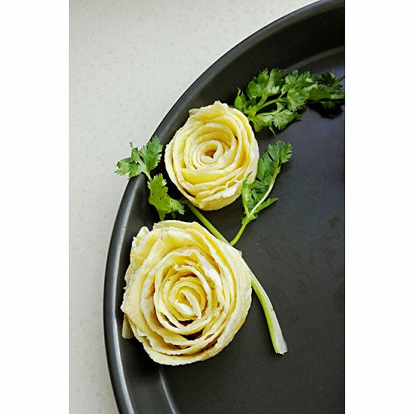 笨丫的只可远观的鸡蛋花做法的学习成果照_豆