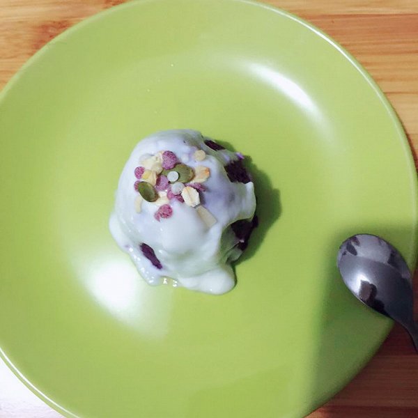 雅楠子的紫薯酸奶杯 宝宝辅食微课堂做法的学