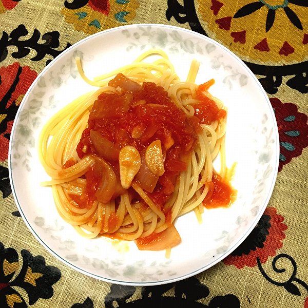 吃出来的气质的简易版快手番茄酱意大利面做法