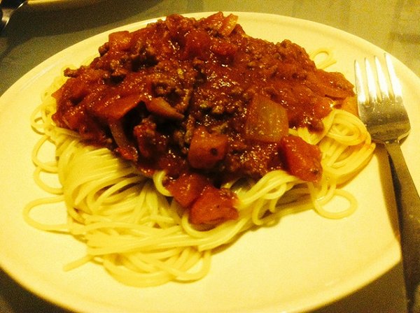 爱吃肉的懒人的番茄肉酱意面做法的学习成果照