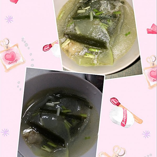 刘小胖的妈妈的海带冬瓜肉丸汤做法的学习成果