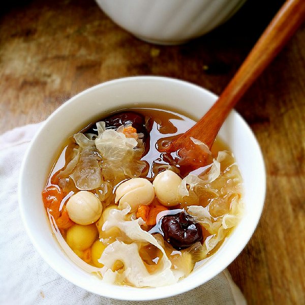 A*小唐的银耳莲子红枣枸杞汤做法的学习成果