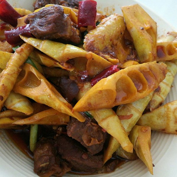 .左岸~的笋子烧牛肉做法的学习成果照