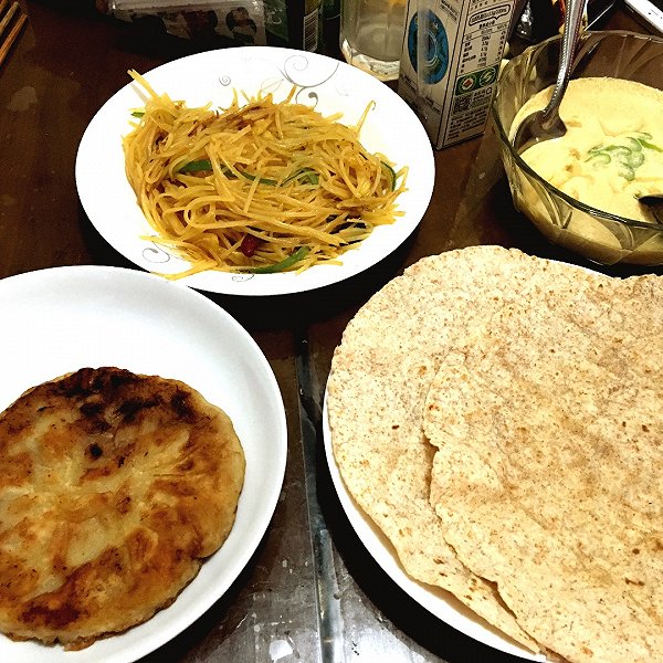 冰比冰水冰ilcg的土豆丝卷饼,鸡蛋羹做法的学习