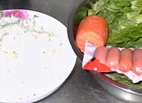 莴苣叶菜饭的做法图解1